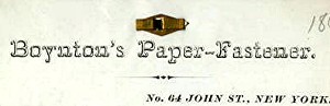 1867 Boynton's Paper-Fastener Lib Co of Phila OM.jpg (87123 bytes)